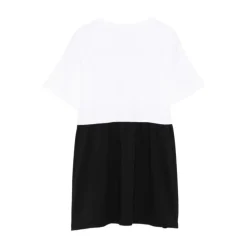 Abito girocollo mezza manica con stampa