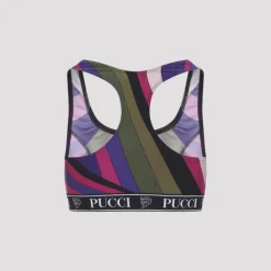 Abstract Stripe Racerback Sports BH