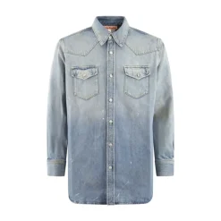 Afslappet Fit Denim Skjorte