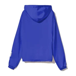 All-Zipper Satinjakke med Hætte