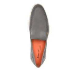 Almond-toe Suede Loafers