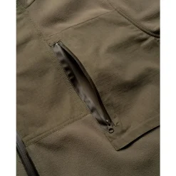 Asymmetrisk Lynlås Hættetrøje i Fleece