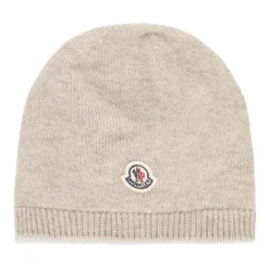 Baby Cashmere Beanie Cap Beige