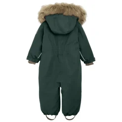Baby Flyverdragt med Falsk Pels - Grøn