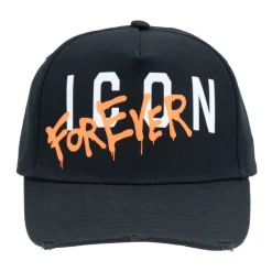 Baseball Cap med Spænde og Kontrastprint