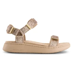 Behagelige tekstilrem sandaler