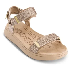 Behagelige tekstilrem sandaler