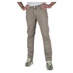 Beige 5-lomme herrebukser