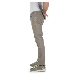 Beige 5-lomme herrebukser