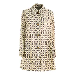 Beige Trench Coat Kvinders Mode