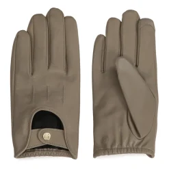 Bilhandsker i taupe farve