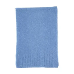 Blå Alpaca Uld Tørklæde