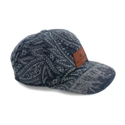 Blå Jacquard Paisley Baseball Cap