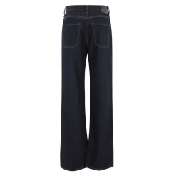 Blå Juno Annina Jeans med Kontrastsyning