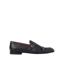 Blå Monk Strap Loafers