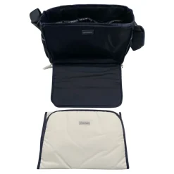 Blå Rektangulær Mavetaske med Tilbehør