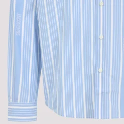 Blå Skjorte Stil Komfortabel Casual Udflugt