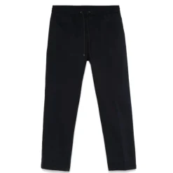 Blå Snørebånd Track Bukser med Lommer