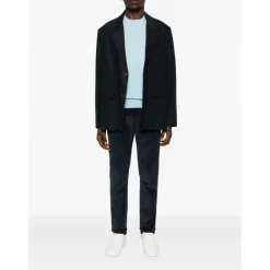 Blå Stilfulde Bukser