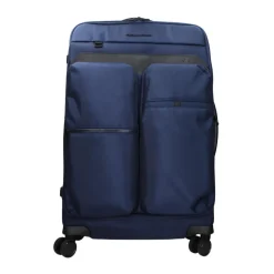 Blå Stofbagage med Justerbart Håndtag