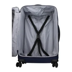 Blå Stofbagage med Justerbart Håndtag