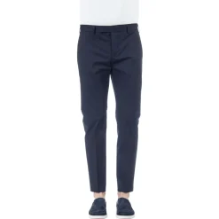 Blå Stretch Bomuldsbukser