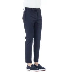 Blå Stretch Bomuldsbukser