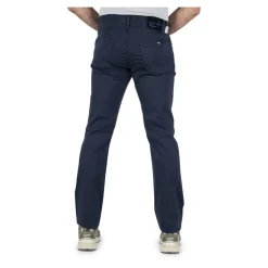 Blå strækbare herrebukser