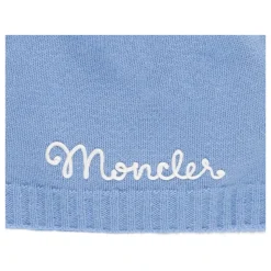 Blå Uldhue Pige Logo Broderi