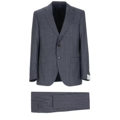 Blå Uldjakke og Bukser