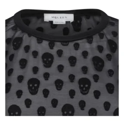 Black Skull Print T-Shirt