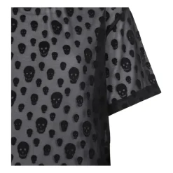 Black Skull Print T-Shirt