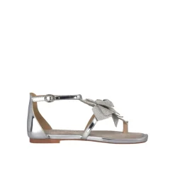 Blomst flad sandal