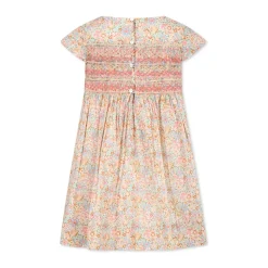 Blomstret Liberty Stof Kortærmet Kjole