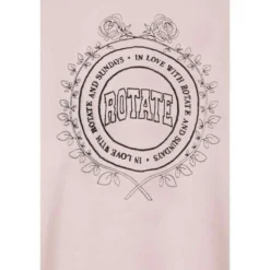 Blomstret Print Sweatshirt Oversize Fit