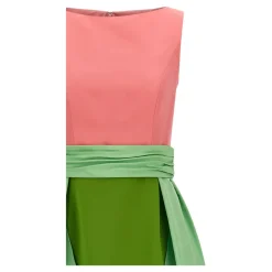 Boat Neck Column Gown