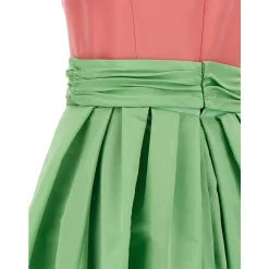 Boat Neck Column Gown