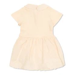 Bomulds Kjole med Blomsterbroderi