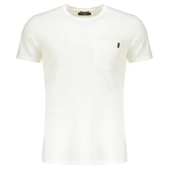 Bomulds T-shirt med frontlomme