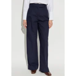 Bomuldshøjtaljede bukser