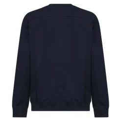 Bomuldsjersey sweatshirt med broderi