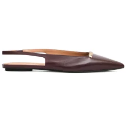 Bordeaux Slingback Flats