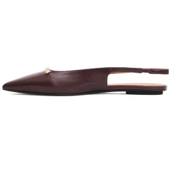 Bordeaux Slingback Flats