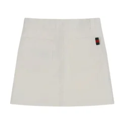 Børn Hvid Nederdel med Lommer