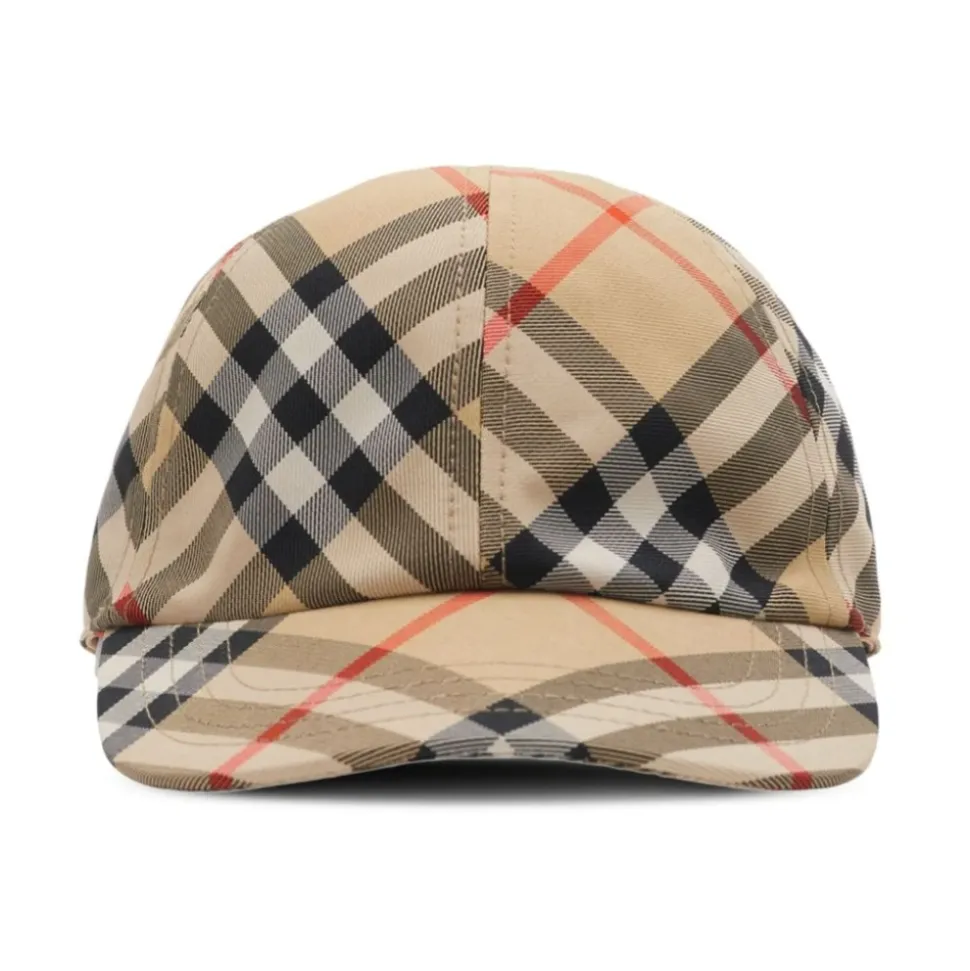 Børn Vintage Check Hat Grå