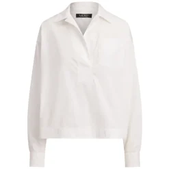 Broadcloth Cropped Skjorte