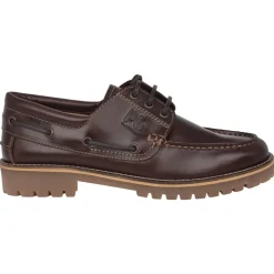 Brun bådesko - Behagelig snøring