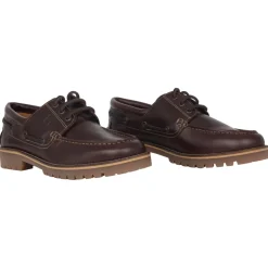 Brun bådesko - Behagelig snøring