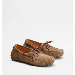 Brun Bådstil Flade Sko