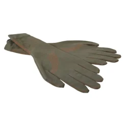 Brun Bomuld Stræk Håndleds Længde Handsker